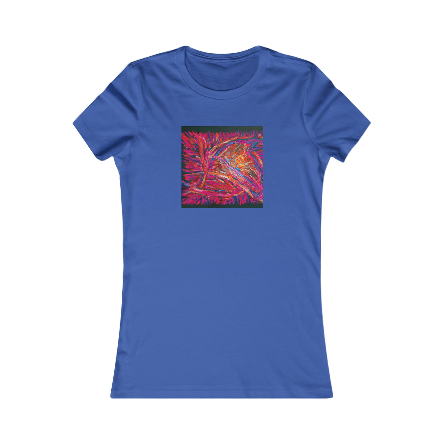 Solarian Crystal Prism - Neon, Abstractly - Ladies' Cut Tee