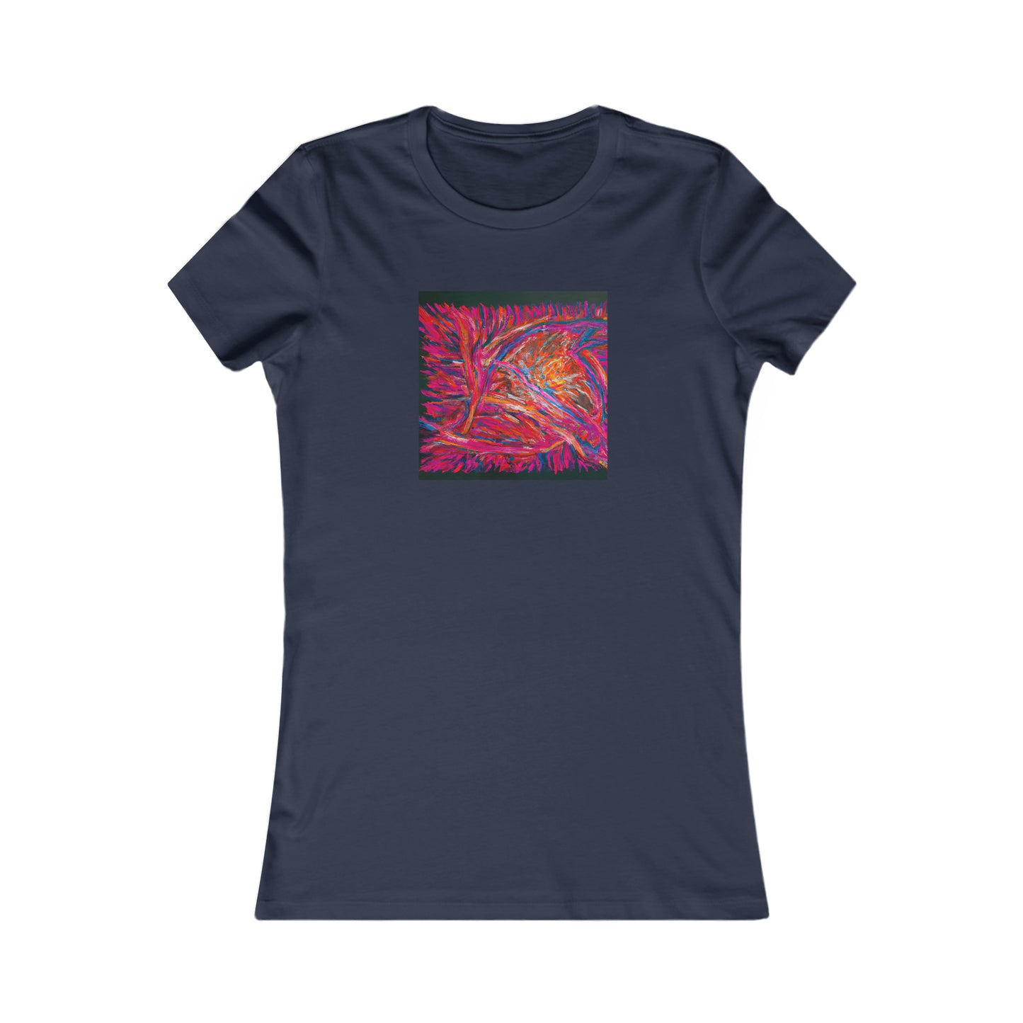 Solarian Crystal Prism - Neon, Abstractly - Ladies' Cut Tee