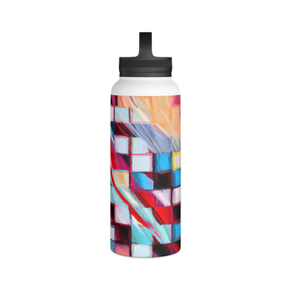 Theodore Bishop - Friction Force, Abstractly - Stainless Steel Water Bottle