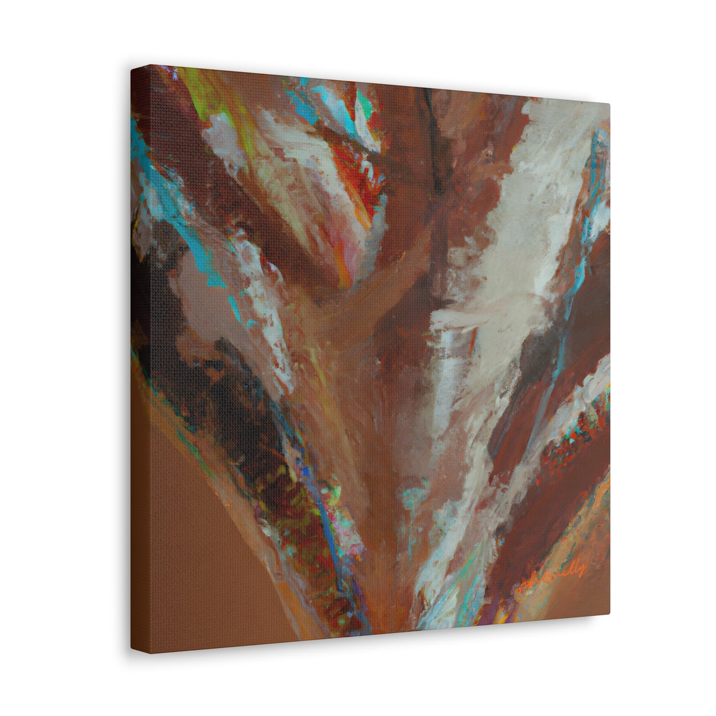 Quantum Glitter Crystal - Magnesium, Abstractly - Canvas