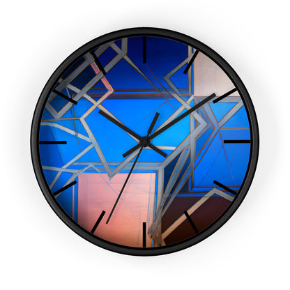 Jean Leventhal - Air Resistance Force, Abstractly - Wall Clock