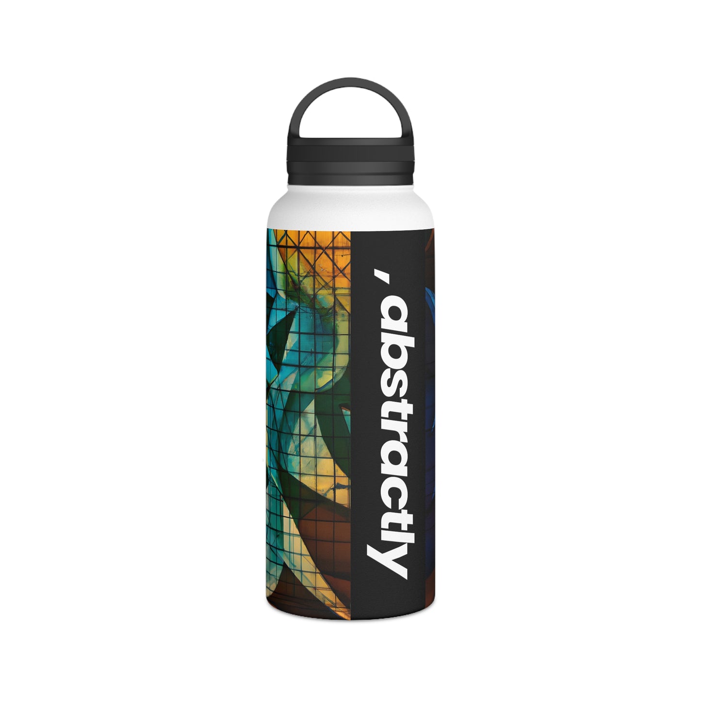 Janet Riggs - Applied Force, Abstractly - Stainless Steel Water Bottle