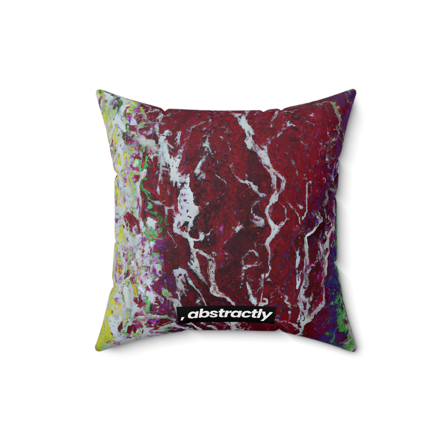 Azure Linxium - Chemistry, Abstractly - Faux Suede Throw Pillow