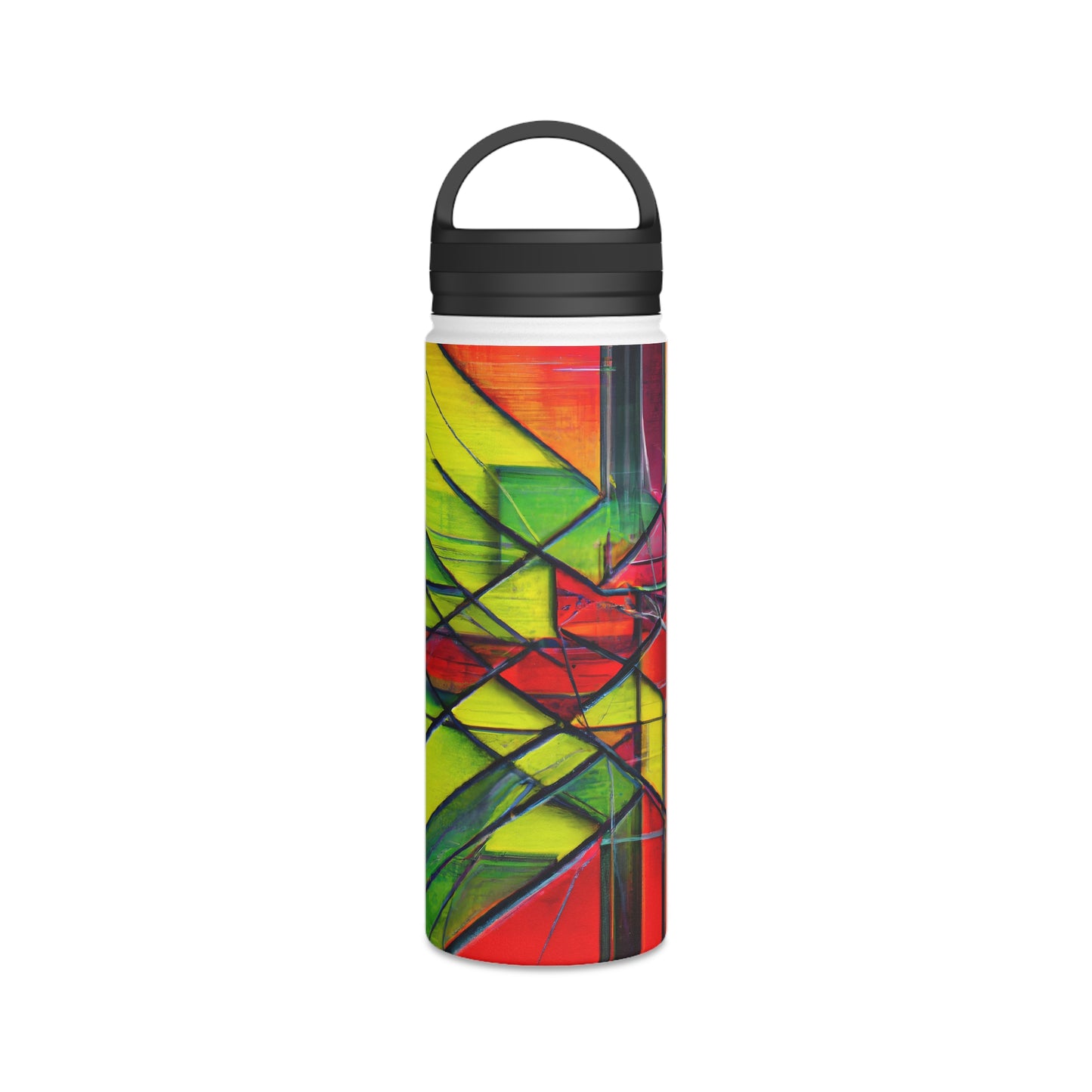 Rosalind Munroe - Electric Force, Abstractly - Stainless Steel Water Bottle