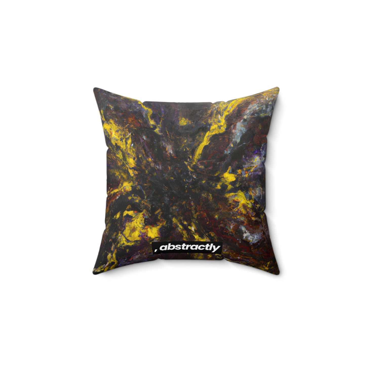 Lebeau Plasmaite - Chemistry, Abstractly - Faux Suede Throw Pillow