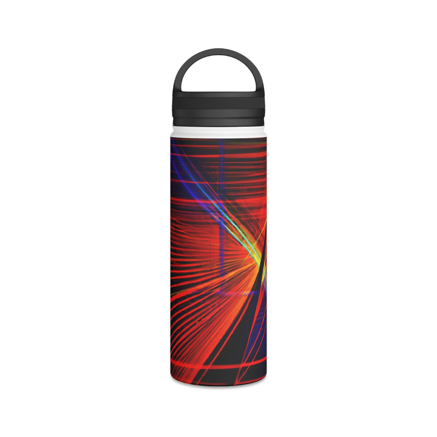 Evelyn Abernathy - Magnetic Force, Abstractly - Stainless Steel Water Bottle