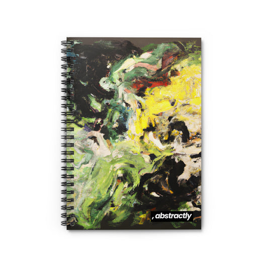 Lustra Vanadium Crystal - Chemistry, Abstractly - Spiral Notebook