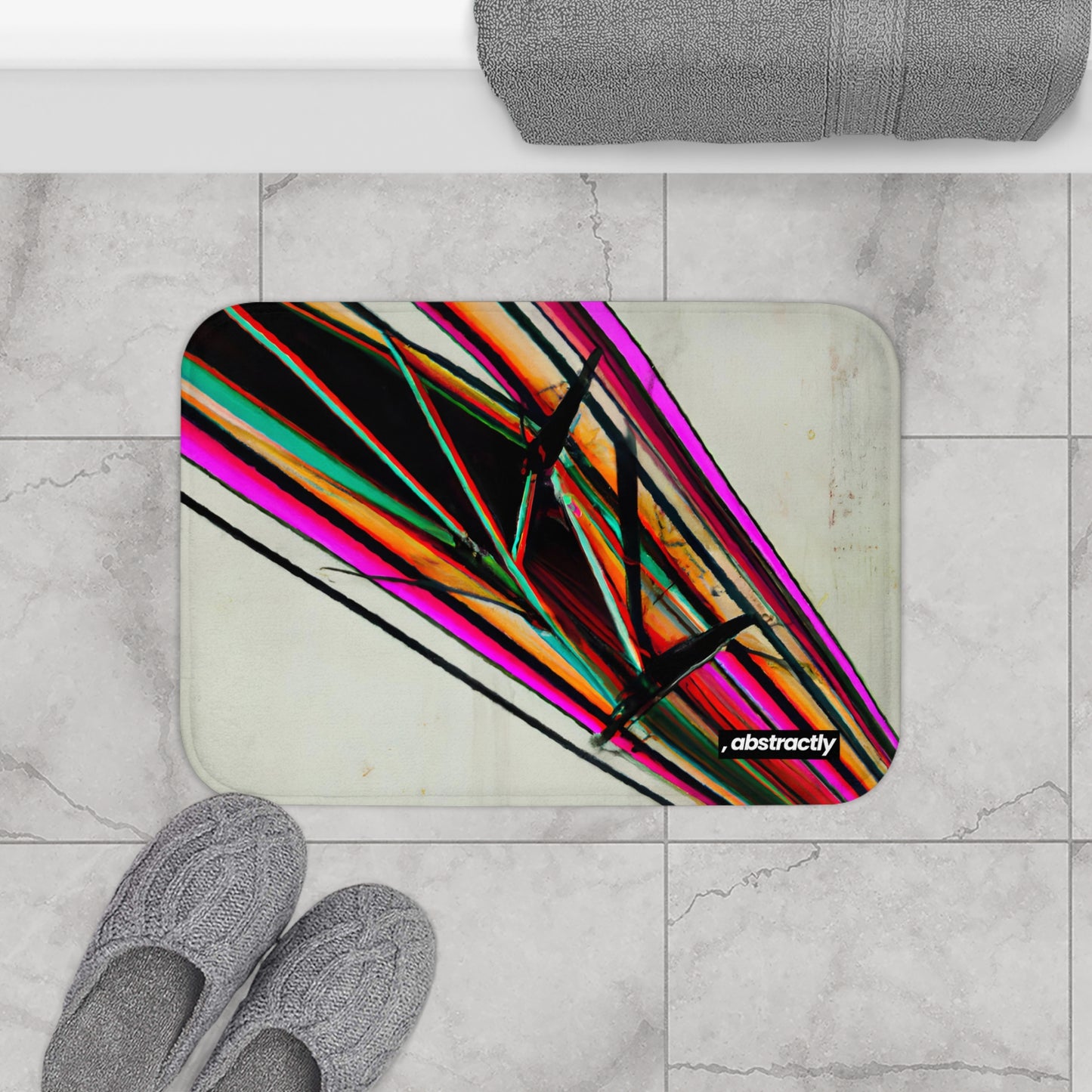 Carl Hartman - Air Resistance Force, Abstractly - Bath Mat