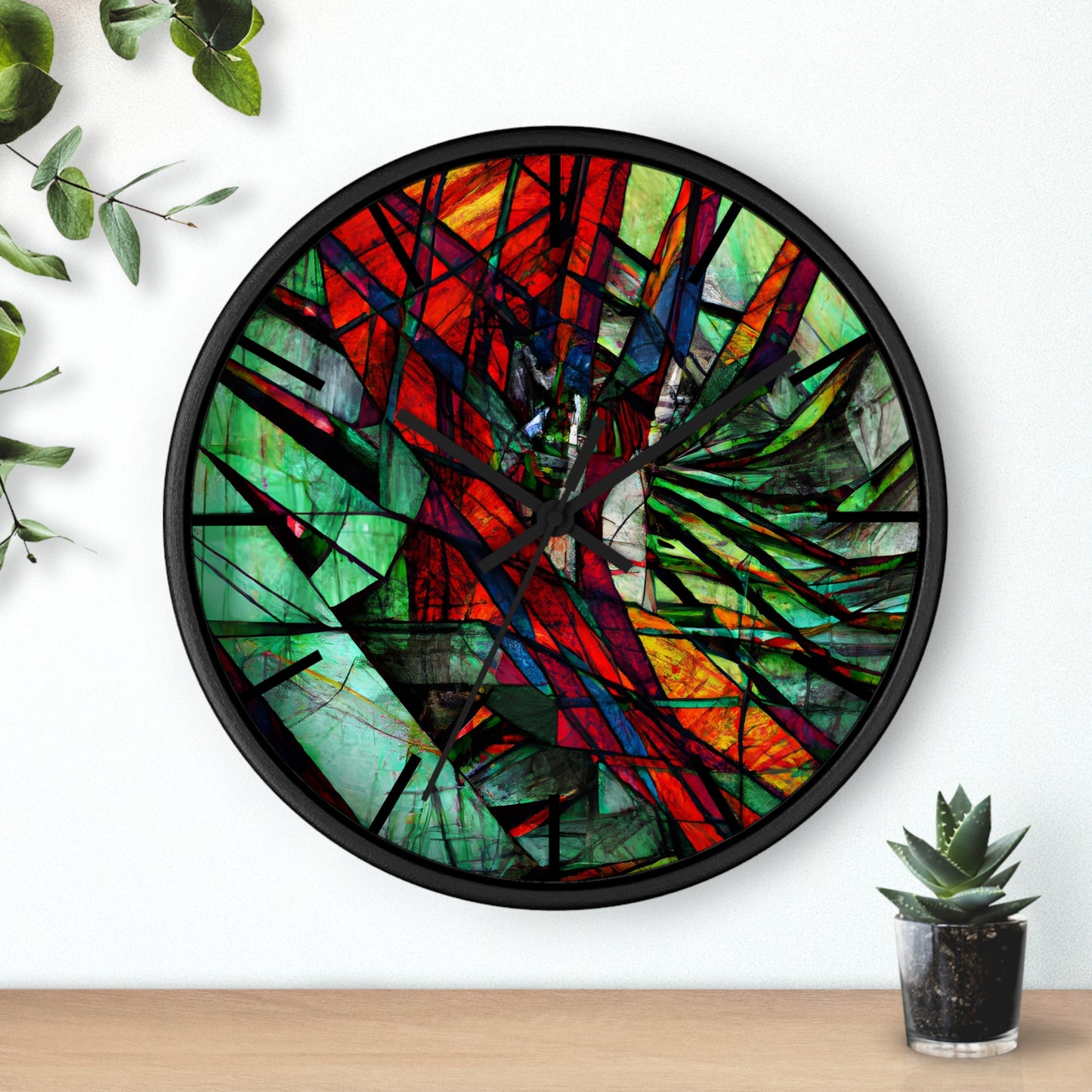 Nora Blythe - Gravity Force, Abstractly - Wall Clock