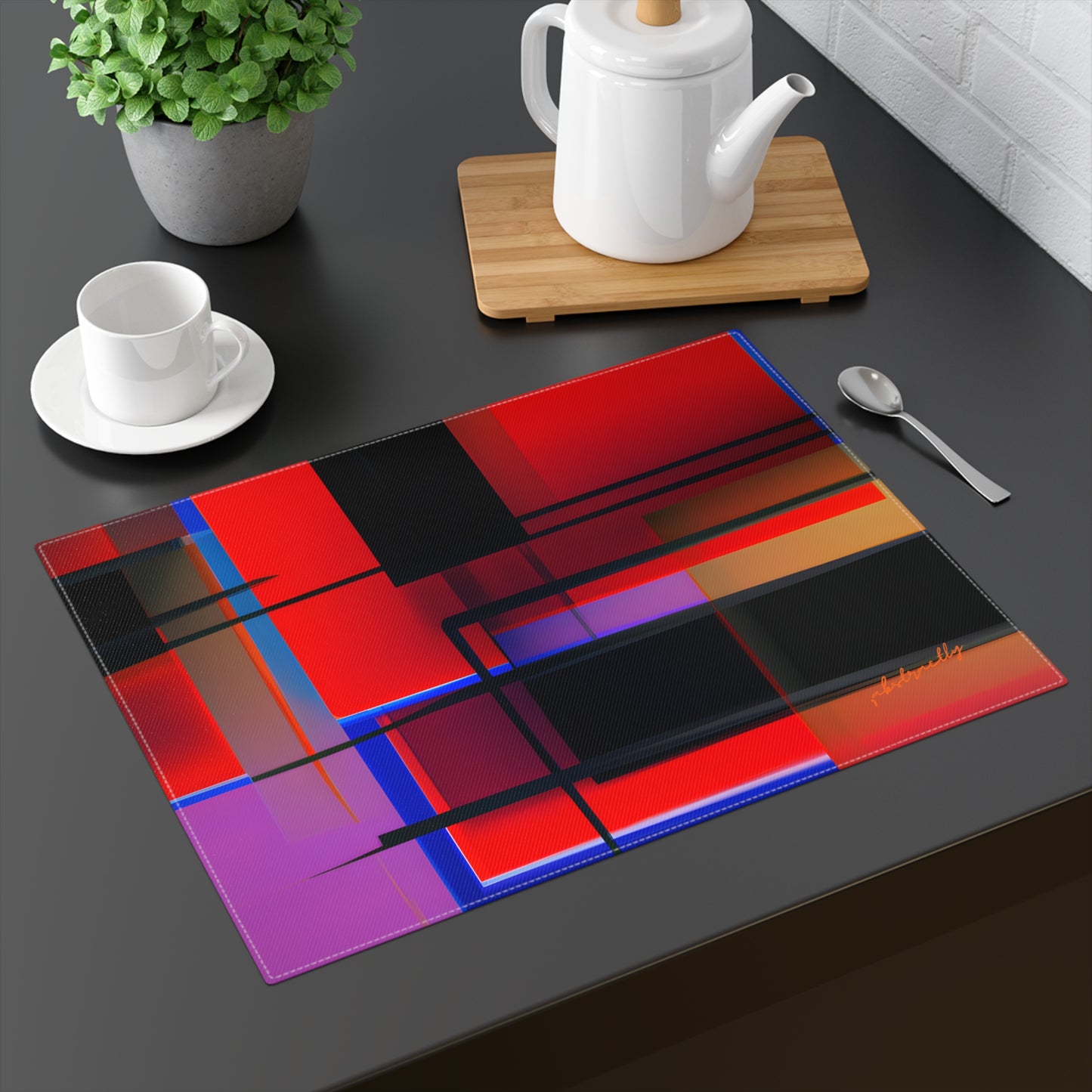 Eleanor Corbin - Air Resistance Force, Abstractly - Placemat