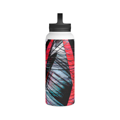 Caroline Burnett - Electric Force, Abstractly - Stainless Steel Water Bottle