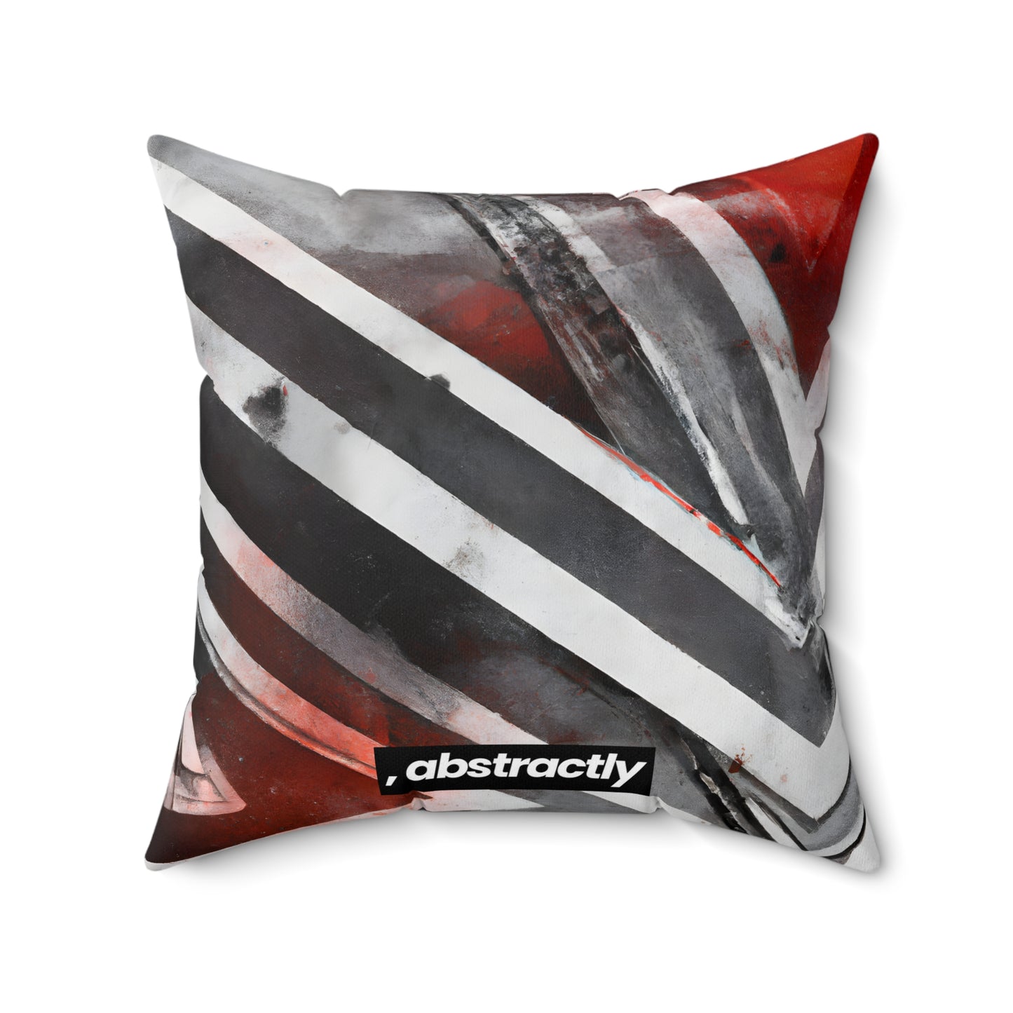 Ellis Porterfield - Tension Force, Abstractly - Faux Suede Throw Pillow