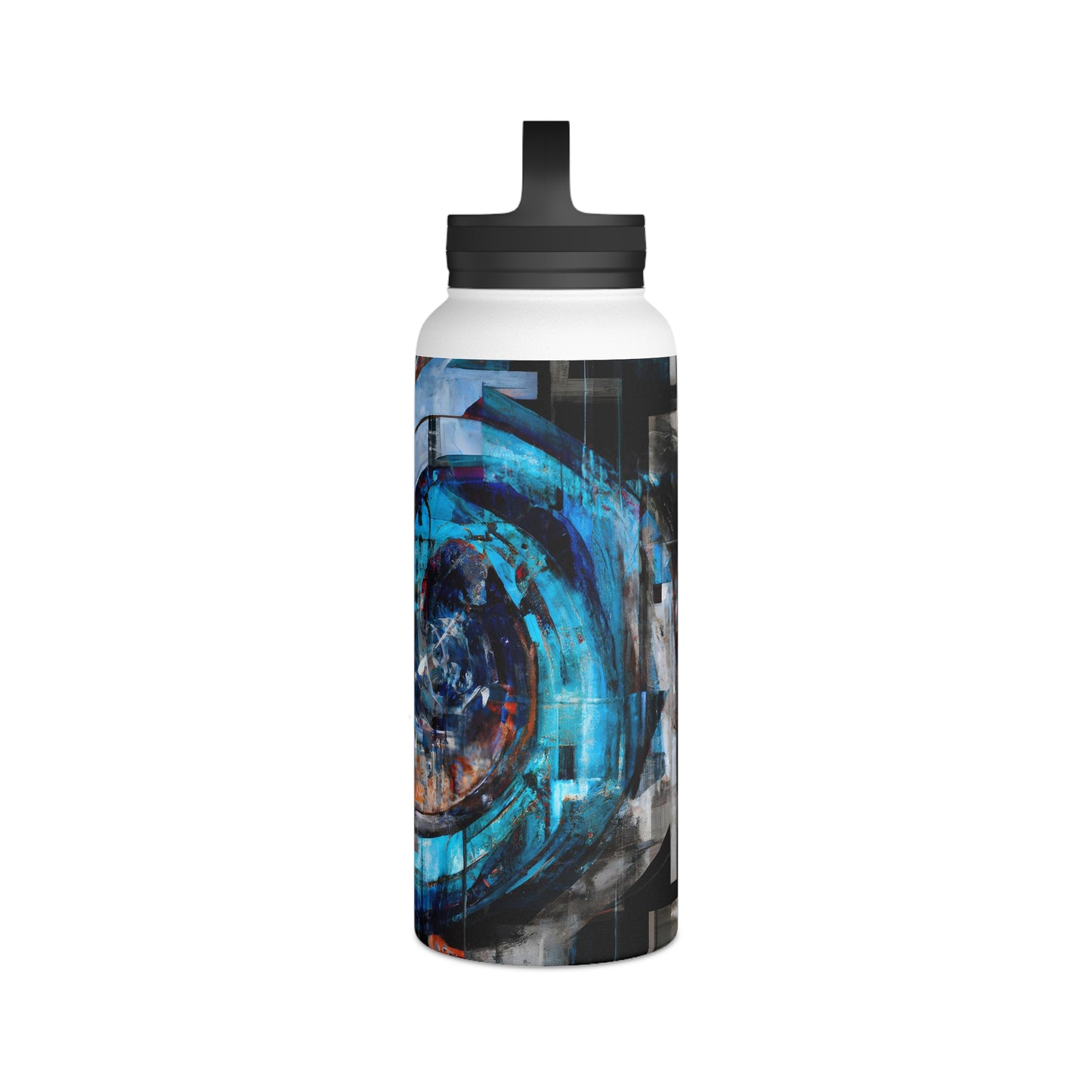 Rose Strauss - Gravity Force, Abstractly - Stainless Steel Water Bottle