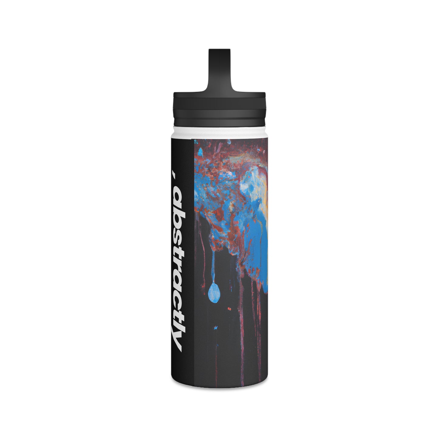 Quantum Quicksilver Crystal - Chemistry, Abstractly - Stainless Steel Water Bottle