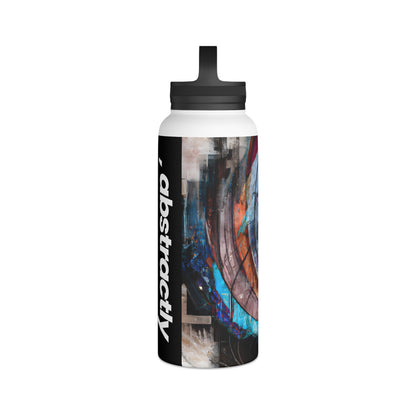 Rose Strauss - Gravity Force, Abstractly - Stainless Steel Water Bottle