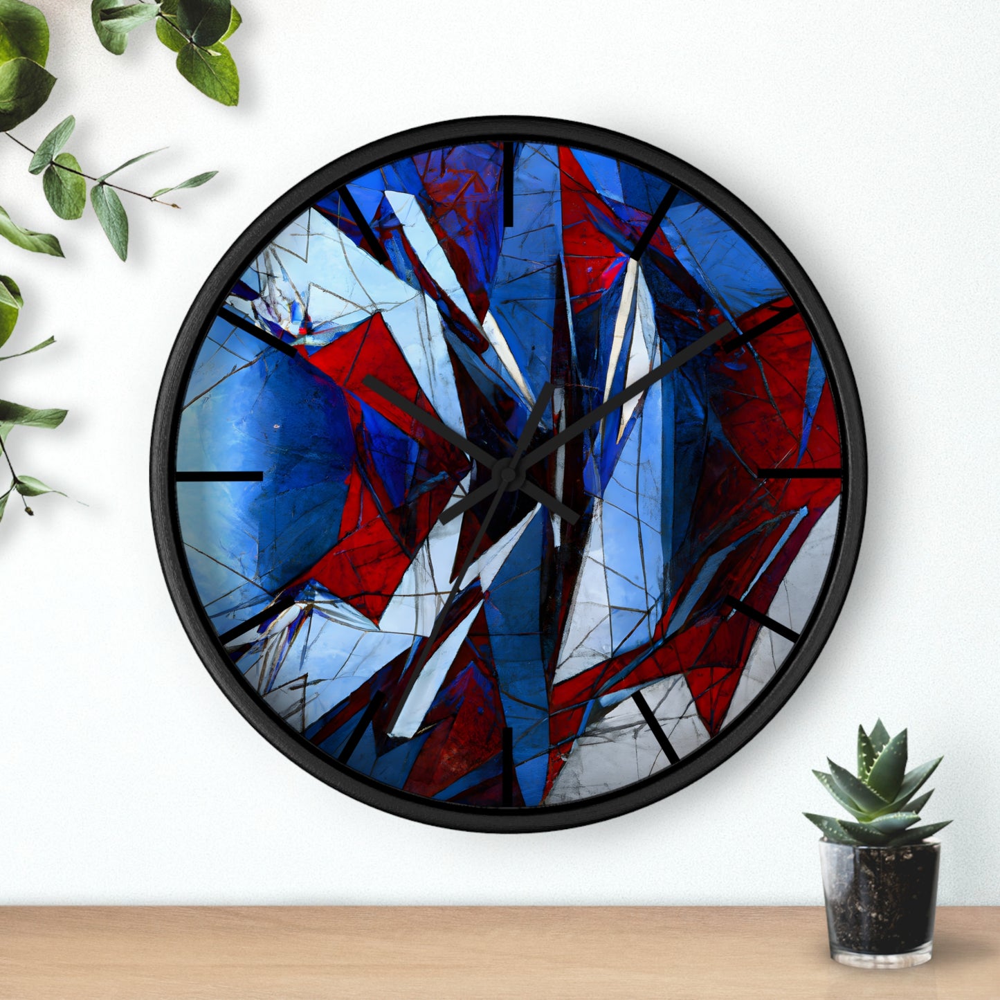 Elaine Hutchins - Normal Force, Abstractly - Wall Clock