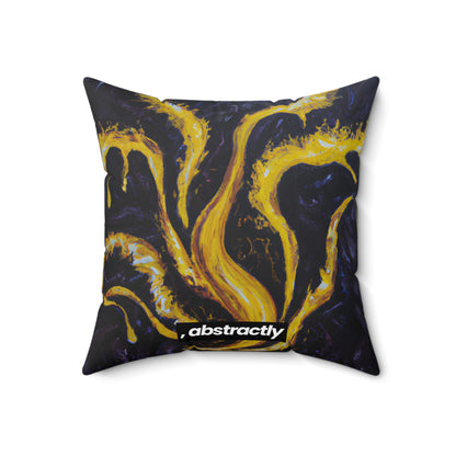 Vanadium Starlite - Chemistry, Abstractly - Faux Suede Throw Pillow