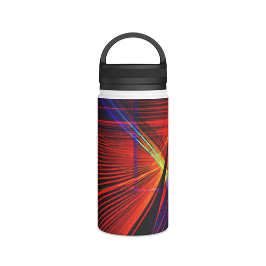 Evelyn Abernathy - Magnetic Force, Abstractly - Stainless Steel Water Bottle