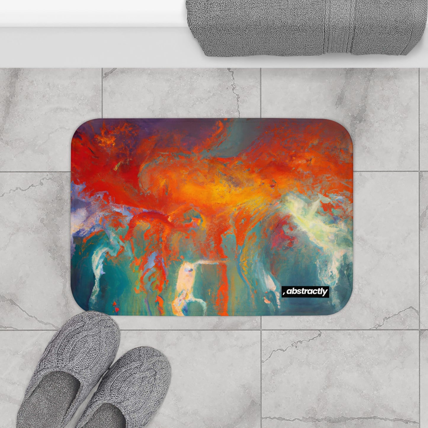 Fluxonite Crystal - Chemistry, Abstractly - Bath Mat