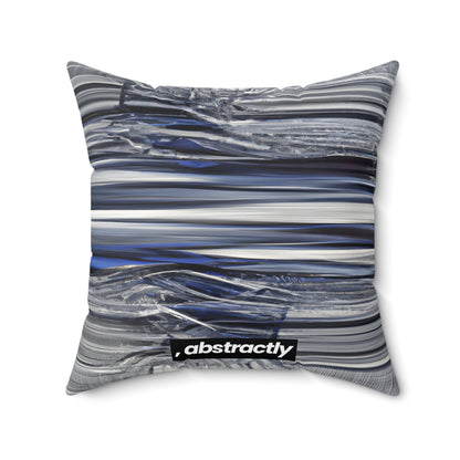 Victoria Eisenhardt - Spring Force, Abstractly - Faux Suede Throw Pillow