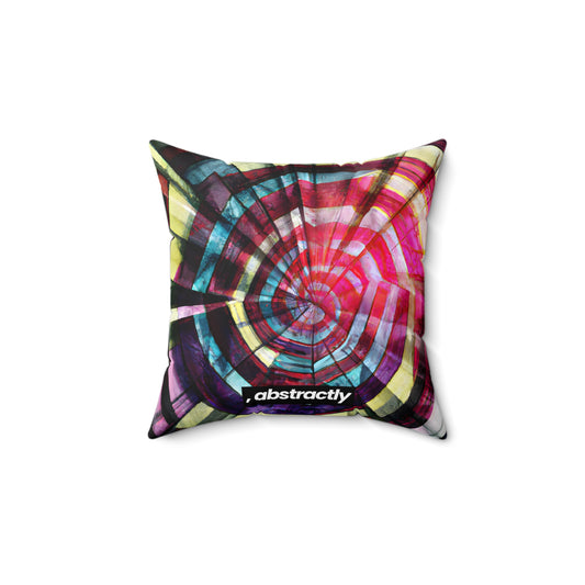 Vera Blackburn - Gravity Force, Abstractly - Faux Suede Throw Pillow