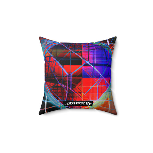 Isabella Rutherford - Gravity Force, Abstractly - Faux Suede Throw Pillow