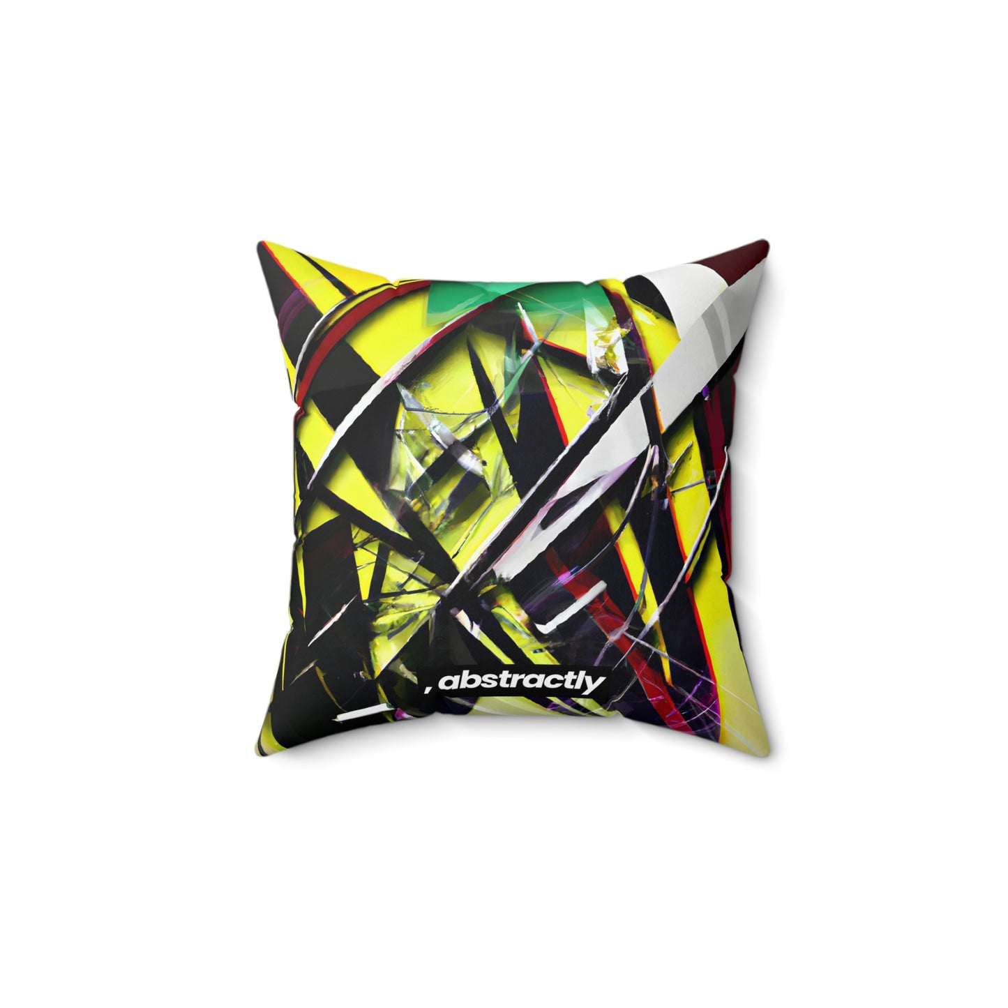 Audrey Rasmussen - Applied Force, Abstractly - Faux Suede Throw Pillow