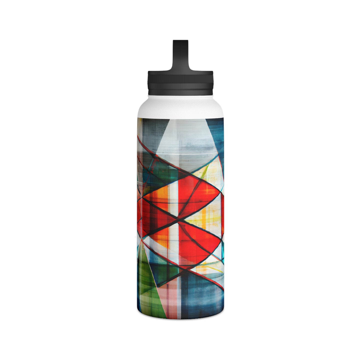 Lillian Czerny - Friction Force, Abstractly - Stainless Steel Water Bottle