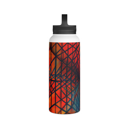 Harold Fitzsimmons - Tension Force, Abstractly - Stainless Steel Water Bottle