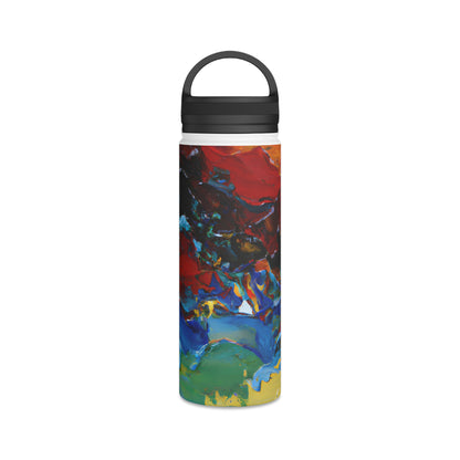 Polarisite Crystals - Chemistry, Abstractly - Stainless Steel Water Bottle