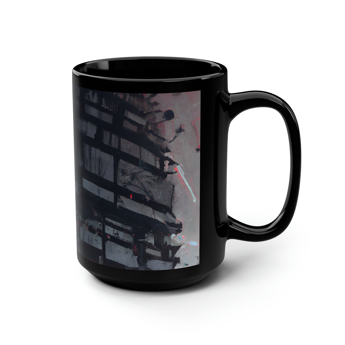 Equity Apex - Liquidity, Abstractly - Black Ceramic Mug 15oz