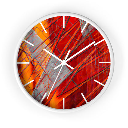 Adrienne Dufresne - Gravity Force, Abstractly - Wall Clock