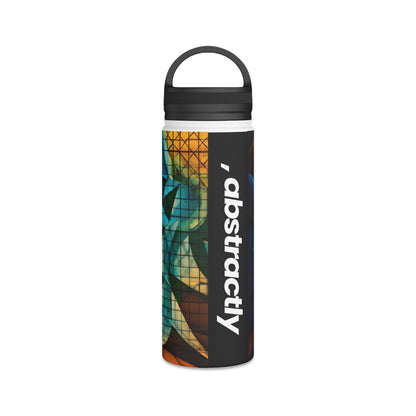 Janet Riggs - Applied Force, Abstractly - Stainless Steel Water Bottle