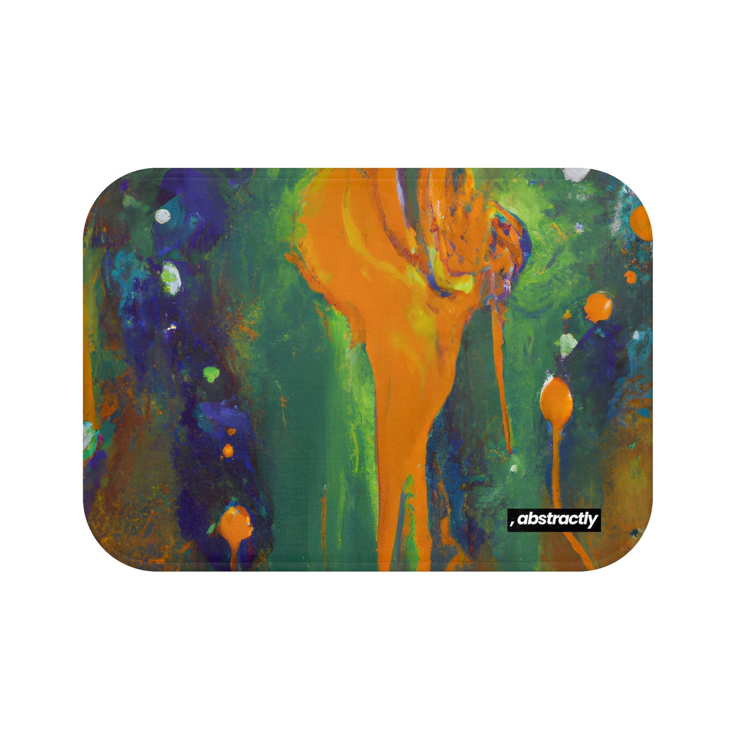 Quantum Sapphire Element - Chemistry, Abstractly - Bath Mat