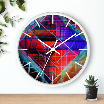 Isabella Rutherford - Gravity Force, Abstractly - Wall Clock