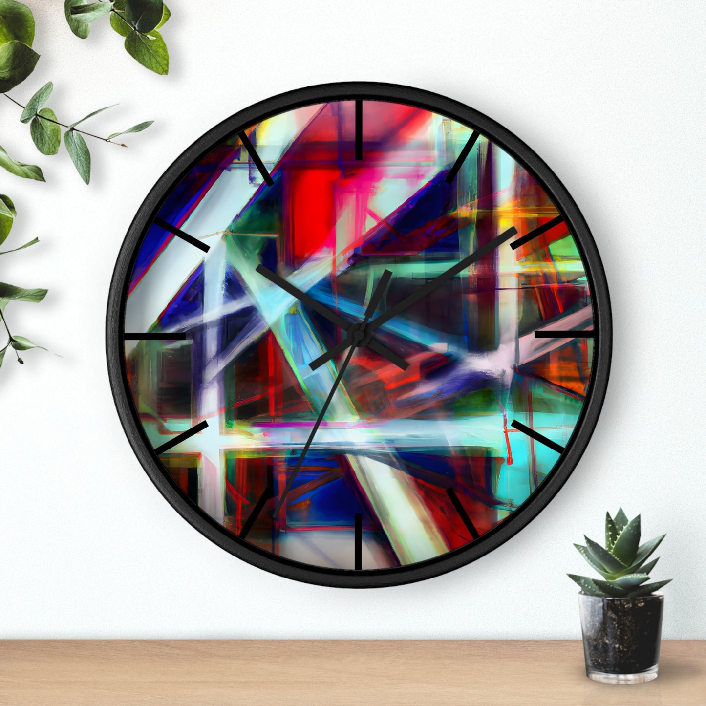 Leonard Kleinberg - Electric Force, Abstractly - Wall Clock