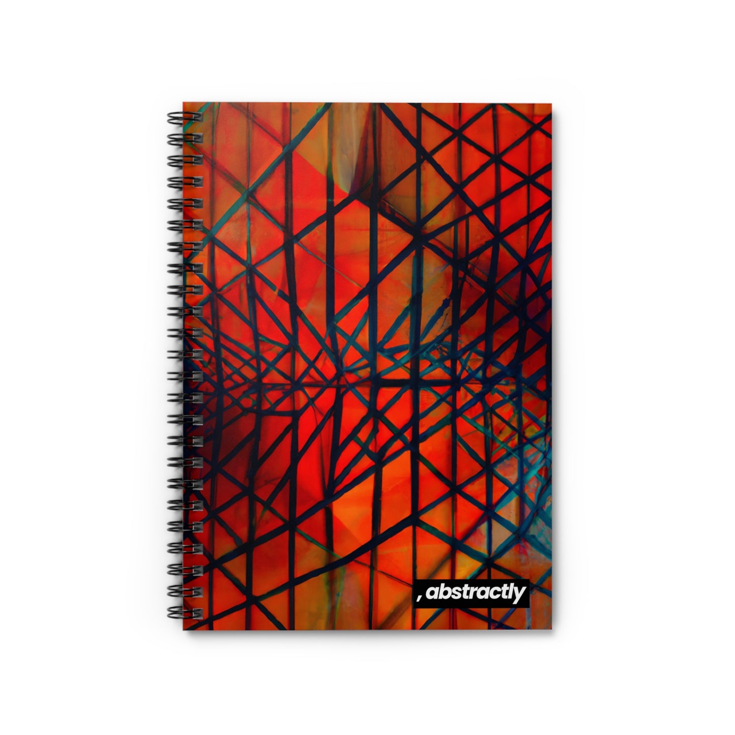 Harold Fitzsimmons - Tension Force, Abstractly - Spiral Notebook