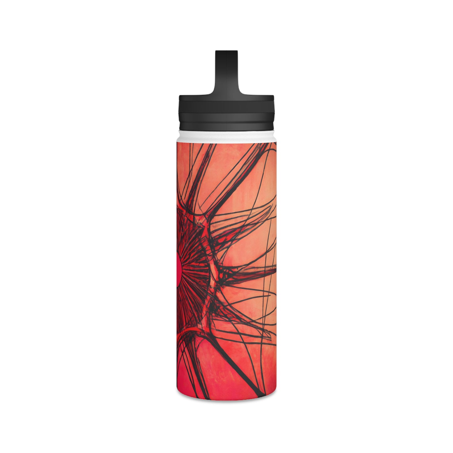 Elizabeth Rutherford - Magnetic Force, Abstractly - Stainless Steel Water Bottle