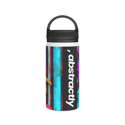 Iris Leonard - Electric Force, Abstractly - Stainless Steel Water Bottle