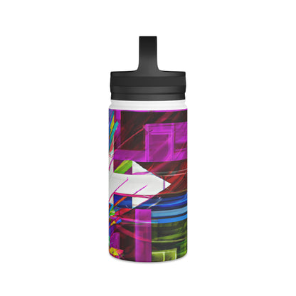 John Fermi - Friction Force, Abstractly - Stainless Steel Water Bottle