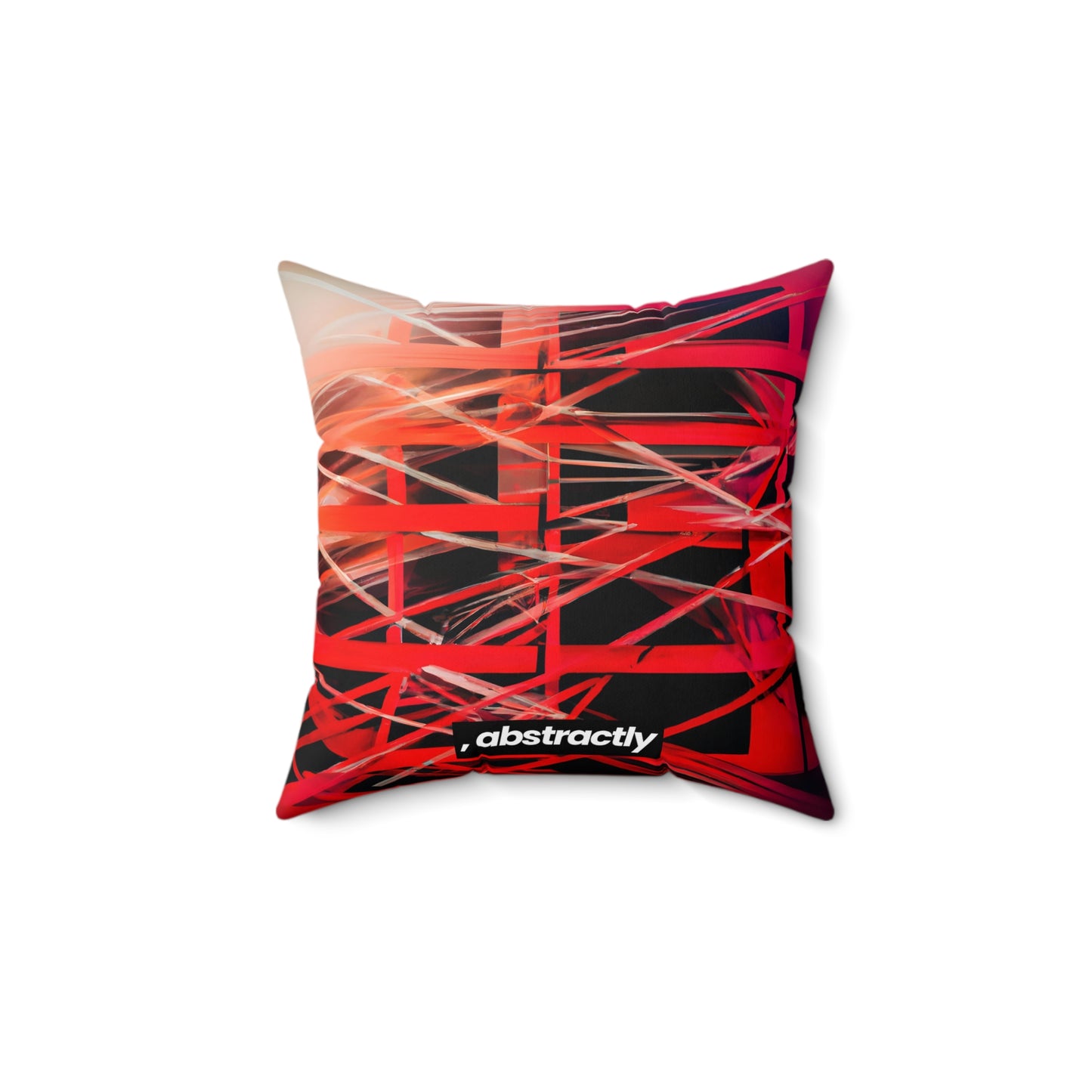 Roland Pierce - Normal Force, Abstractly - Faux Suede Throw Pillow