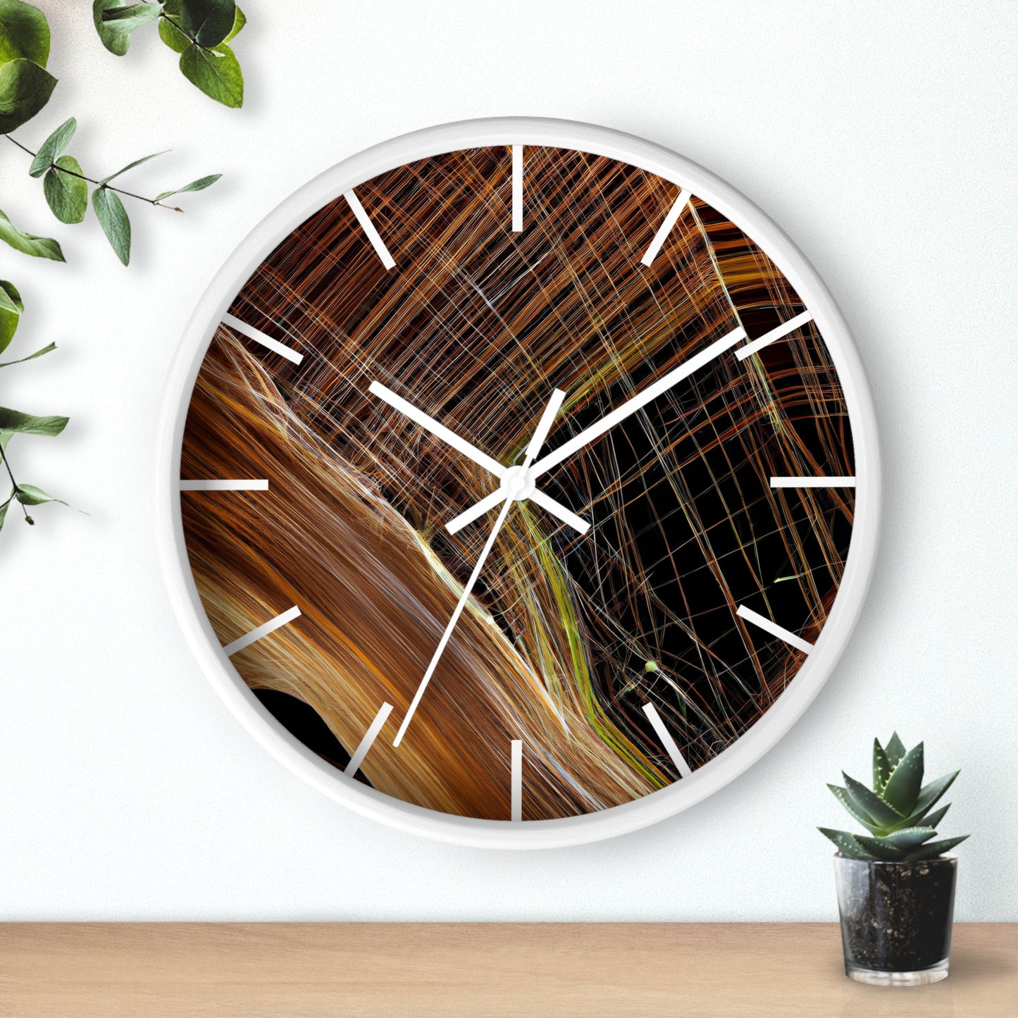 Aaron Henderson - Spring Force, Abstractly - Wall Clock