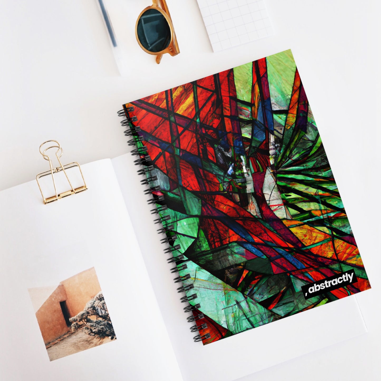 Nora Blythe - Gravity Force, Abstractly - Spiral Notebook