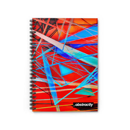 Darlene Roessler - Electric Force, Abstractly - Spiral Notebook