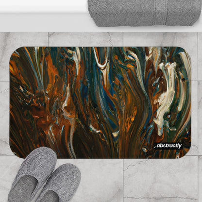 Hovenite Crystalline Matrix - Chemistry, Abstractly - Bath Mat