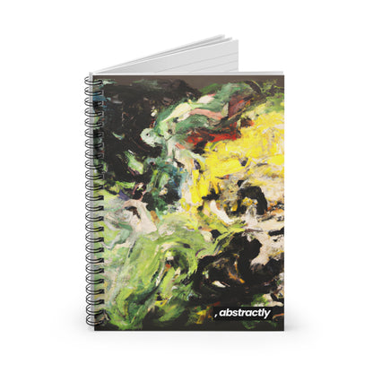 Lustra Vanadium Crystal - Chemistry, Abstractly - Spiral Notebook