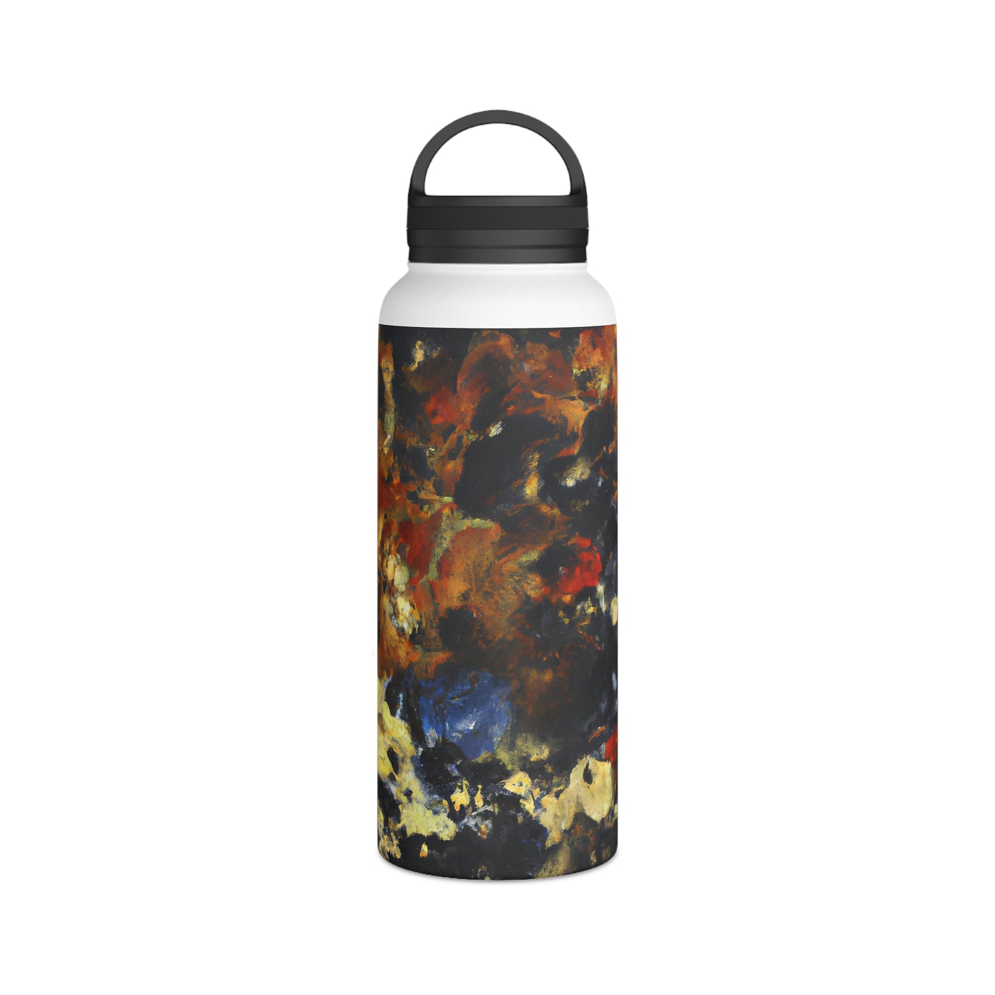 Neonexium Crystal - Chemistry, Abstractly - Stainless Steel Water Bottle