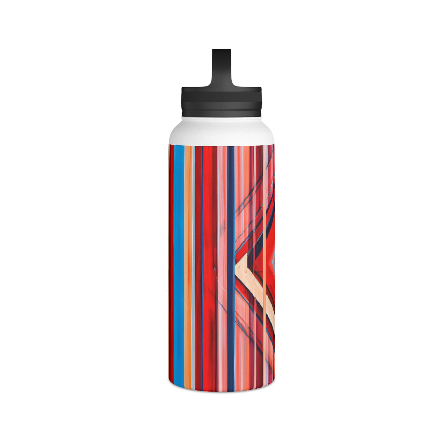 Irene Strauss - Electric Force, Abstractly - Stainless Steel Water Bottle