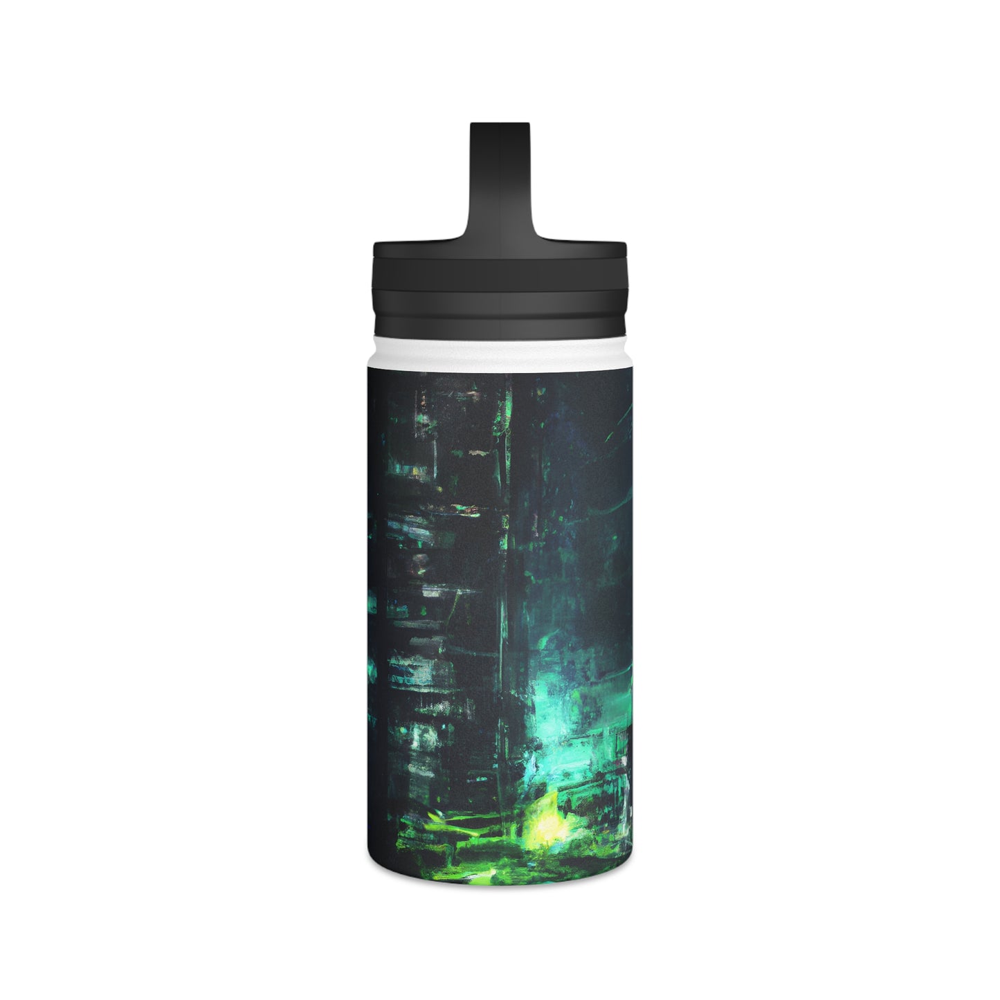 Fiscal Integrity - Liquidity, Abstractly - Stainless Steel Water Bottle