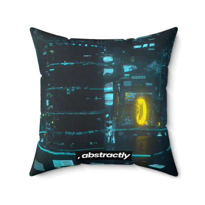 Valor Peak - Liability, Abstractly - Faux Suede Throw Pillow